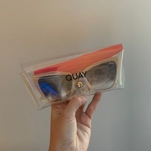 Quay Pink Sunglasses
